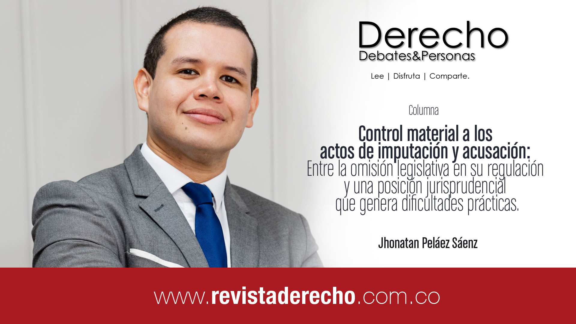 Control material a los actos de imputación y acusación